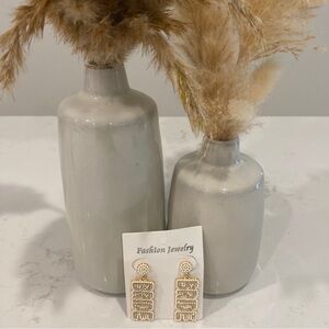 Boutique Nashville Bride Beaded Earrings Bachelorette